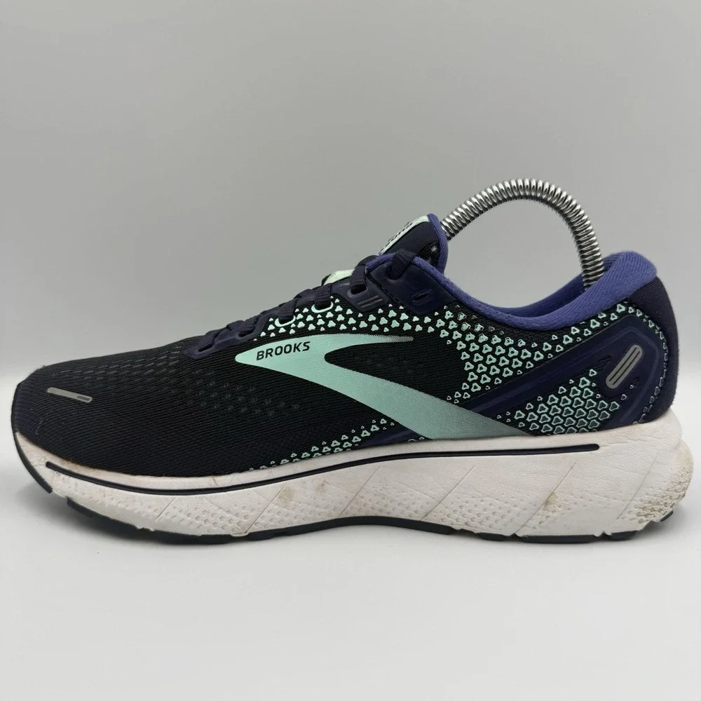 Brooks Ghost 14 Purple White Running Shoes Sneakers Women's Size 9 D 1203561D446